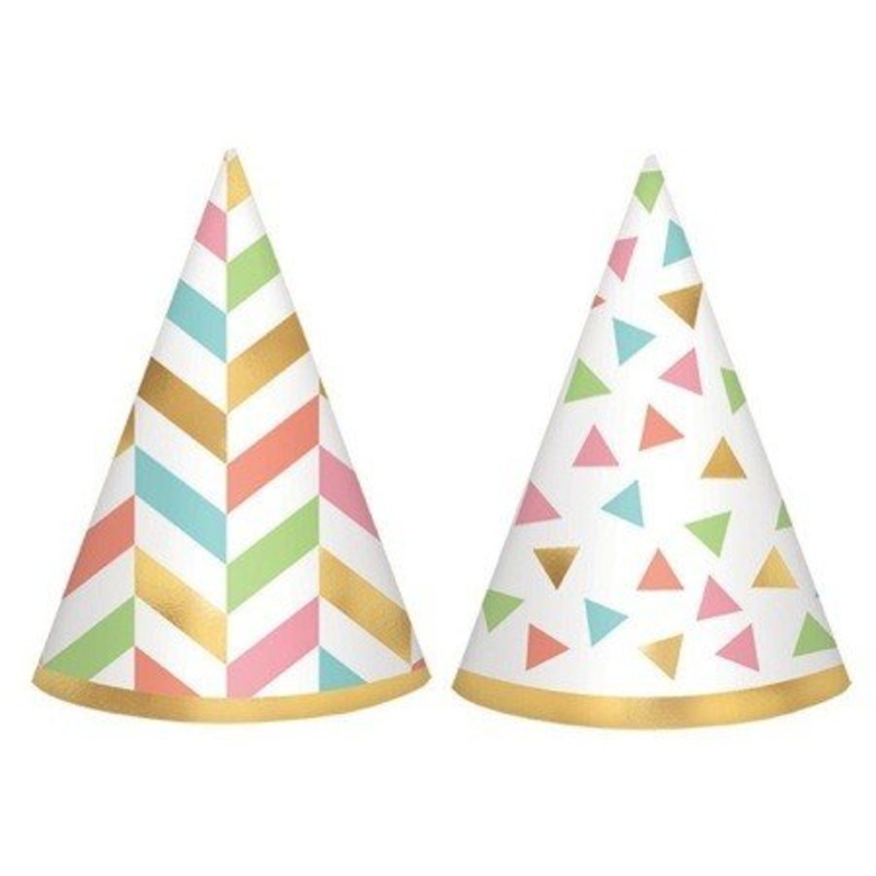 Birthday Paper Hats - Mini -  BOHO