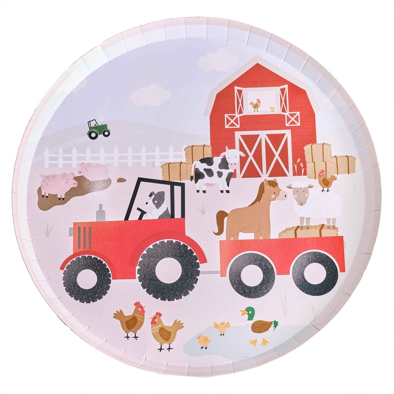 FARMYARD PAPER PLATES