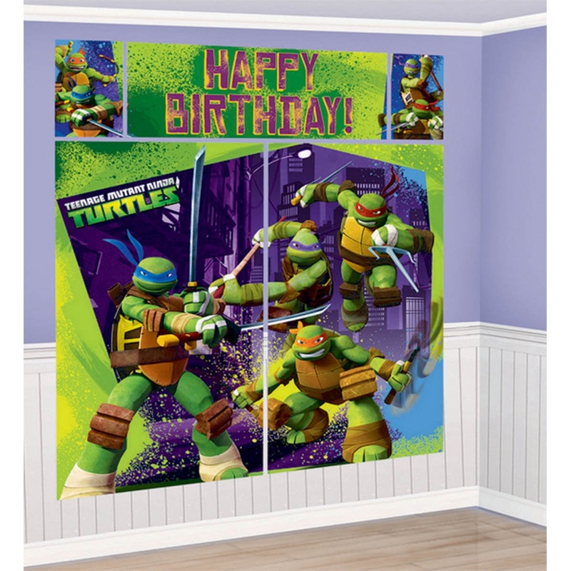 Scene Setter Wall Decorating Set - TMNT