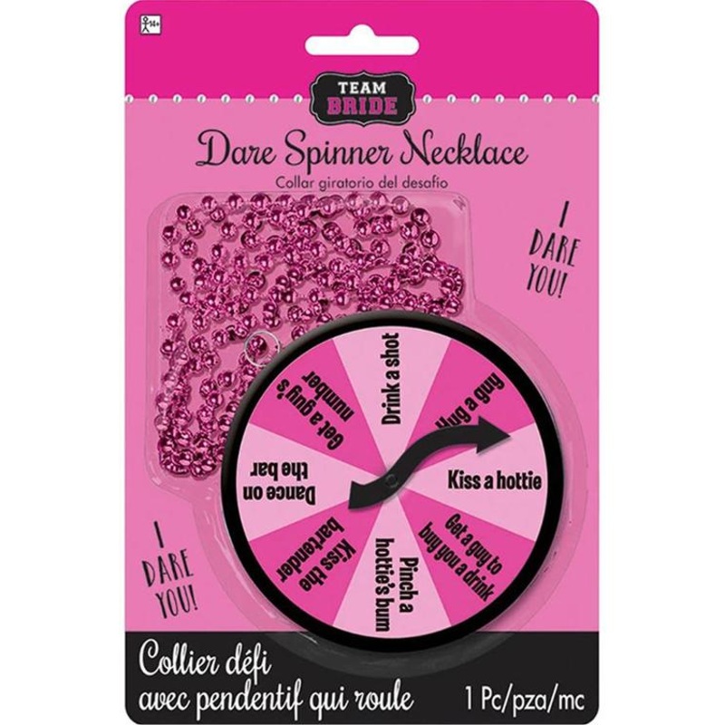 BACHELORETTE TEAM BRIDE - DARE SPINNER NECKLACE