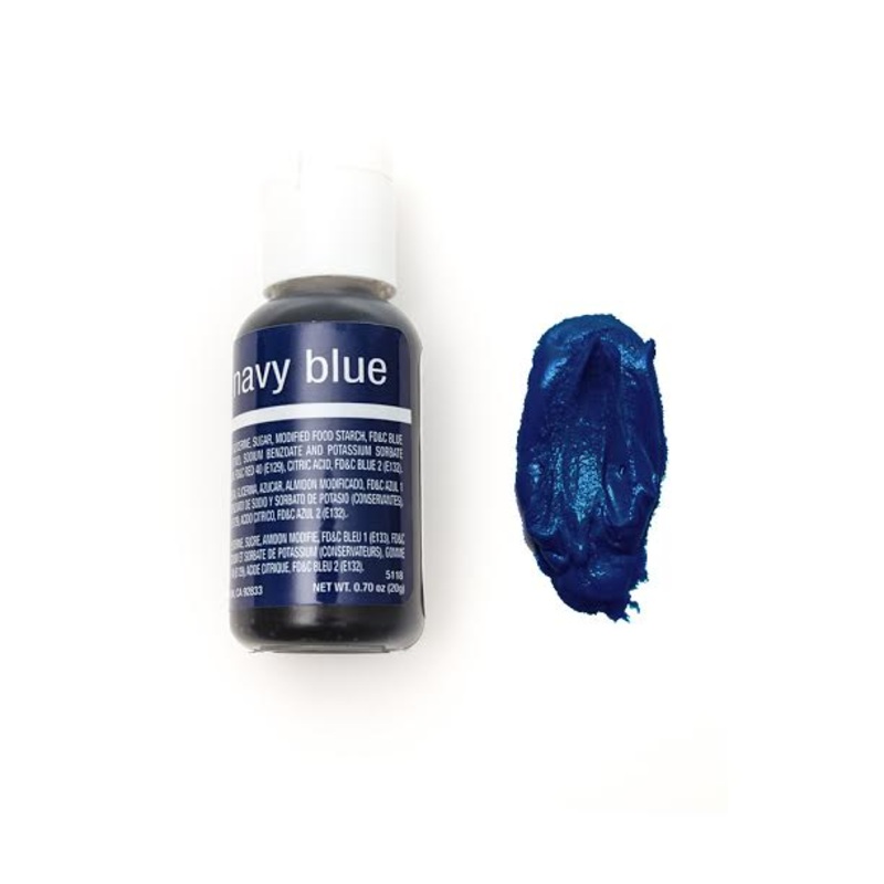 Chefmaster Liqua-gel Food Colour - NAVY BLUE