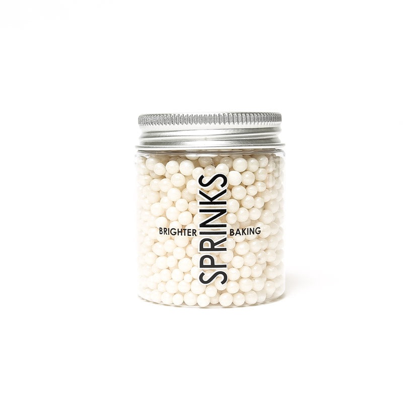 SPRINKS 4mm Pearls - WHITE