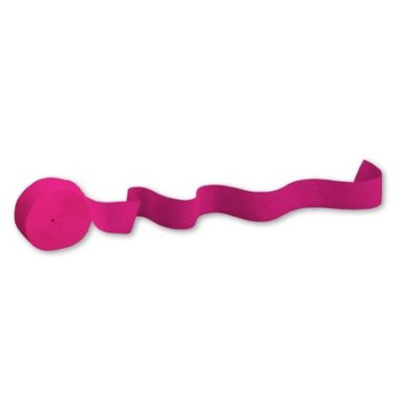 STREAMER ROLL - BRIGHT PINK