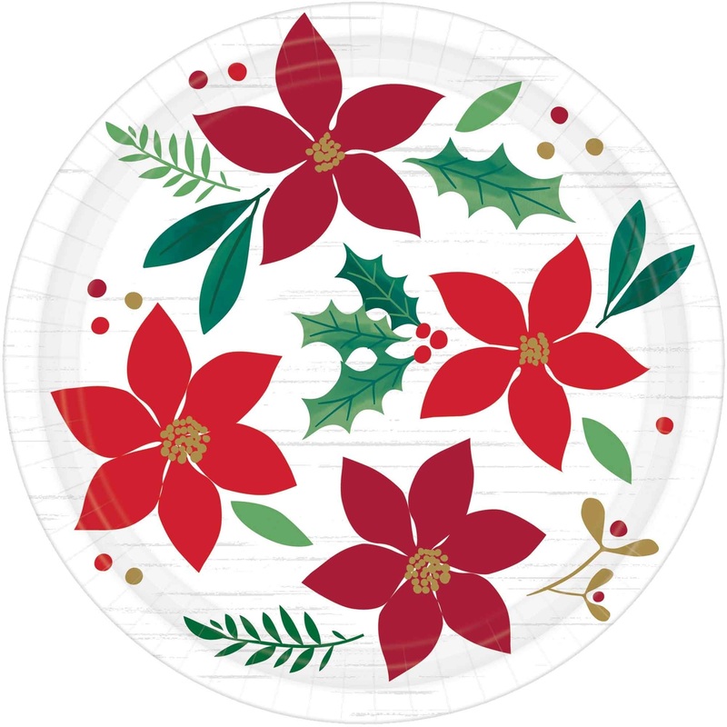 CHRISTMAS WISHES LUNCH PLATE