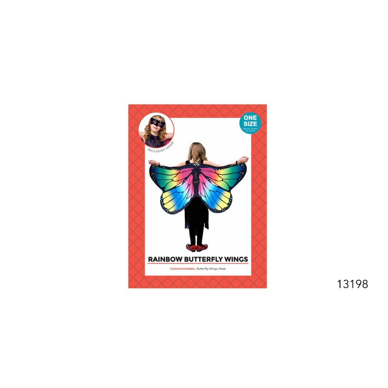 RAINBOW BUTTERFLY WINGS - CHILD