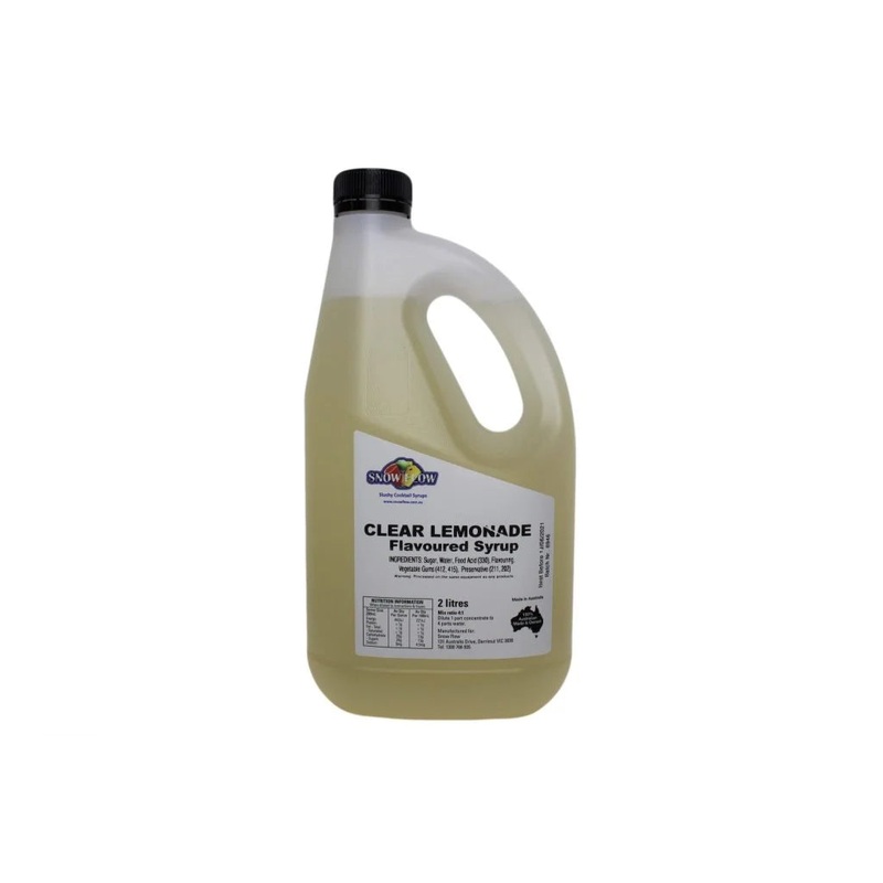 SLUSHY SYRUP - CLEAR LEMONADE