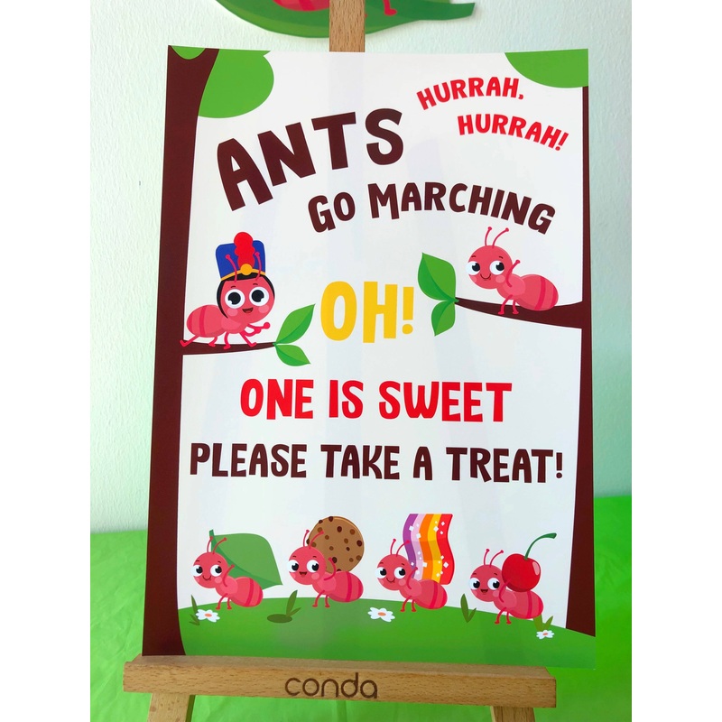 Ants go Marching Treats Sign
