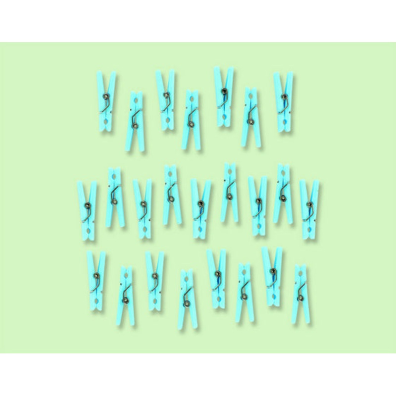 BABY CLOTHESPINS -BLUE (FAVOURS)