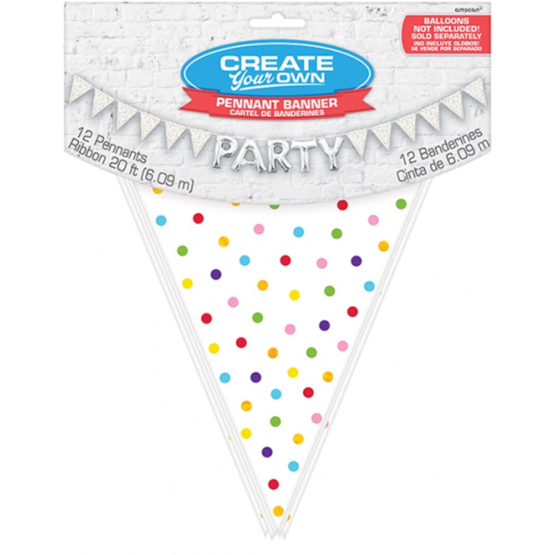Bunting Flags (Pennant Banners) - Multicolour