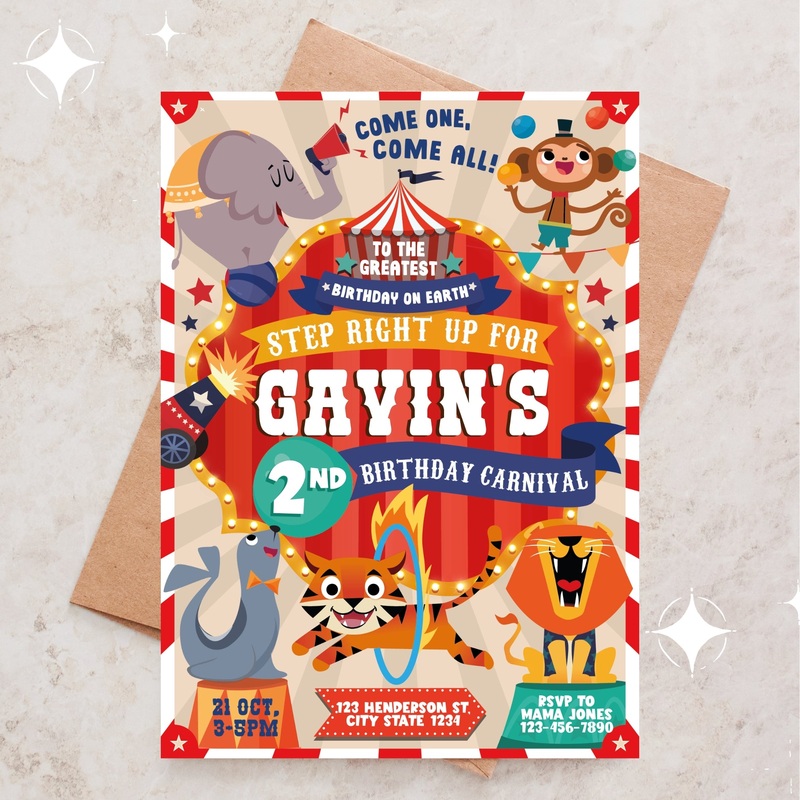 Circus Invitation