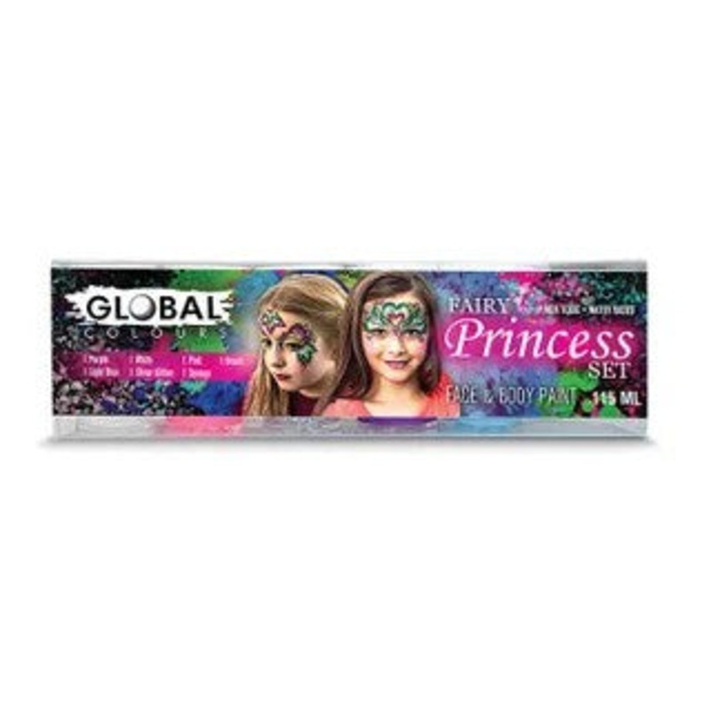 GLOBAL Face Paint Set - FAIRY PRINCESS 115ml