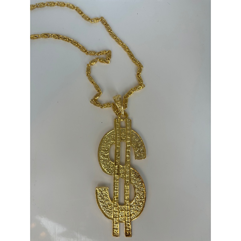 GOLD $ BLING NECKLACE