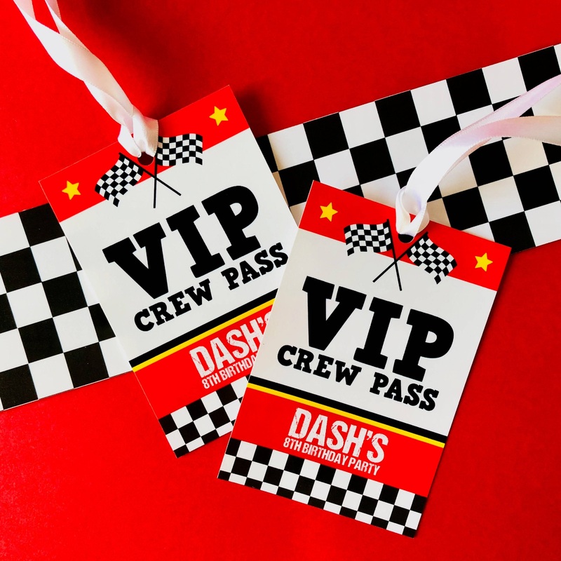 Race Car Crew Passes