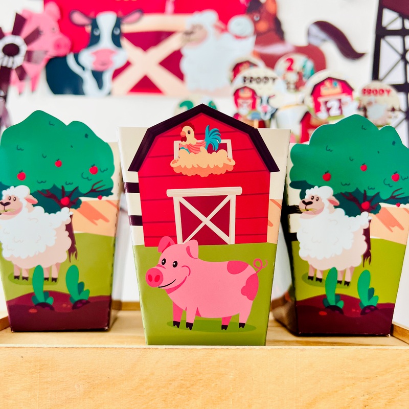 Animal Farm Favor Boxes