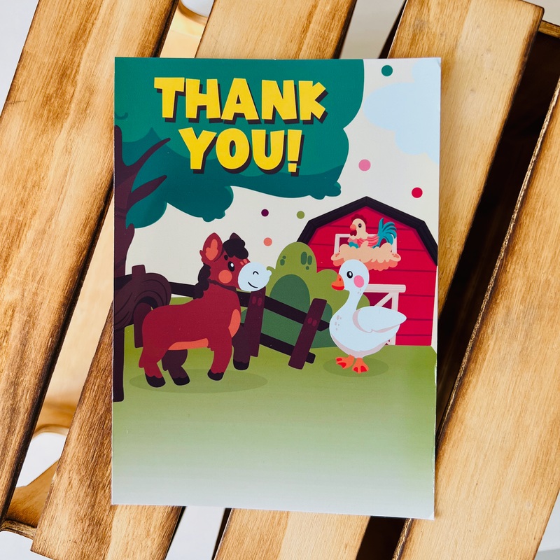 Animal Farm Thank You Card