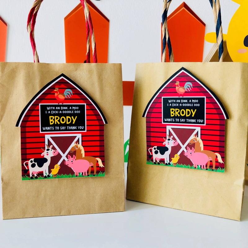 Barnyard Gift Tag