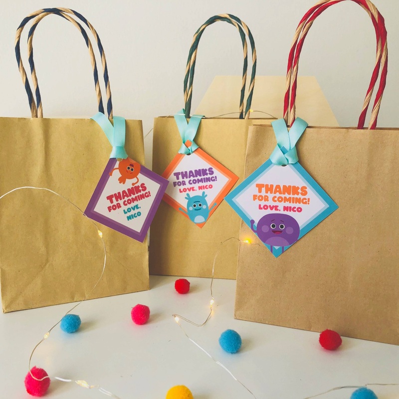 Bumble Nums Big Gift Tags