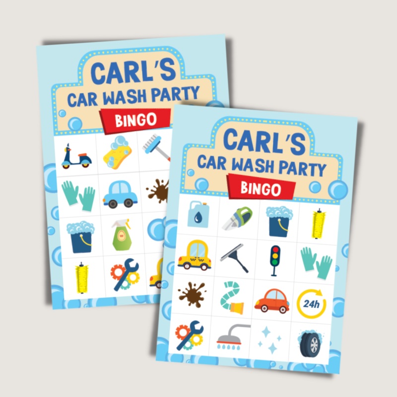 Car Wash Bingo Game
