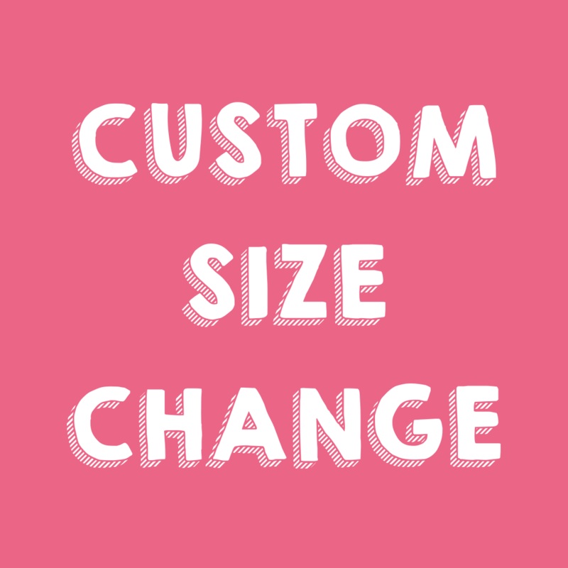 Custom order: Adjust backdrop size