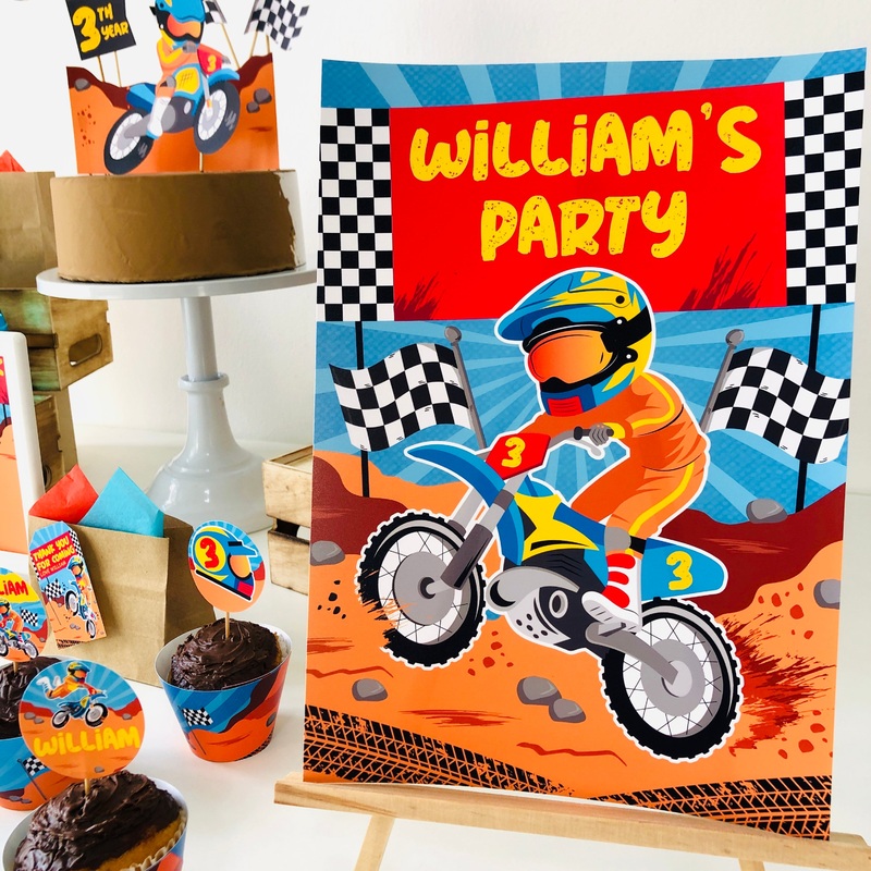 Dirt Bike Welcome Sign
