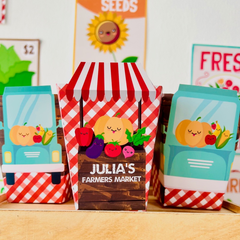 Farmers Market Favor Boxes