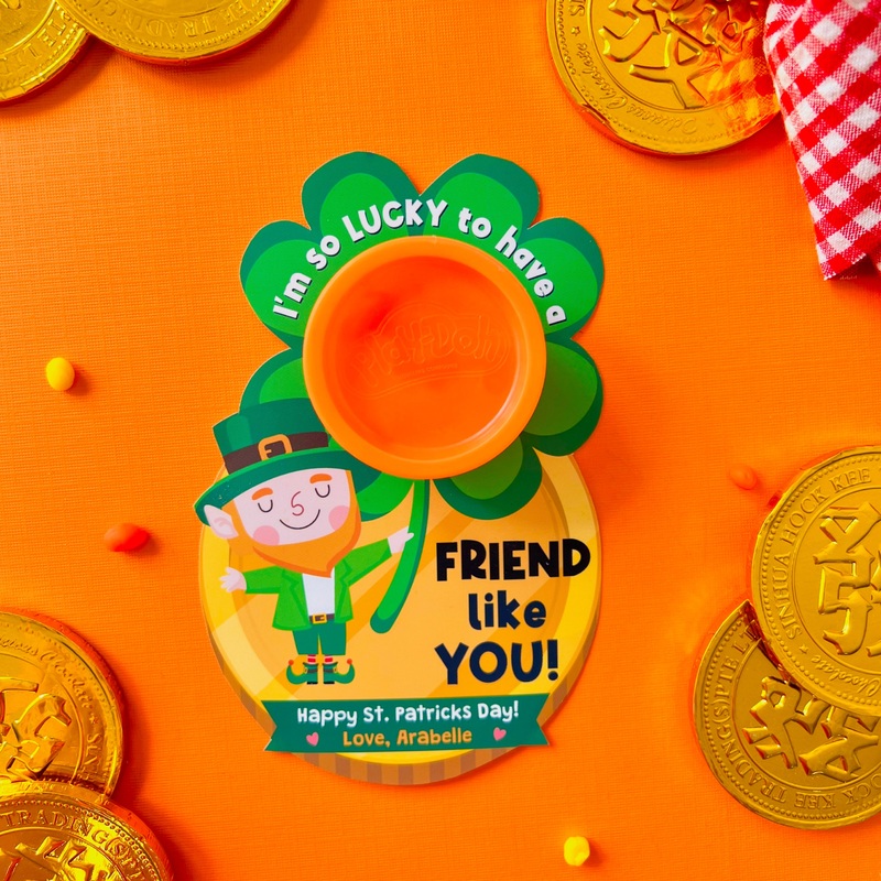 St Patricks Day 'Friend Like You' Play-Doh Gift Card