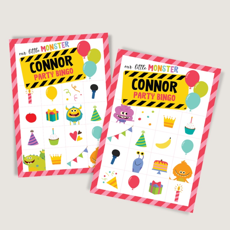 Super Simple Monsters Bingo Game