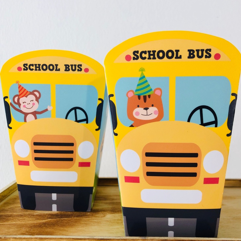 Wheels on the Bus Favor Boxes