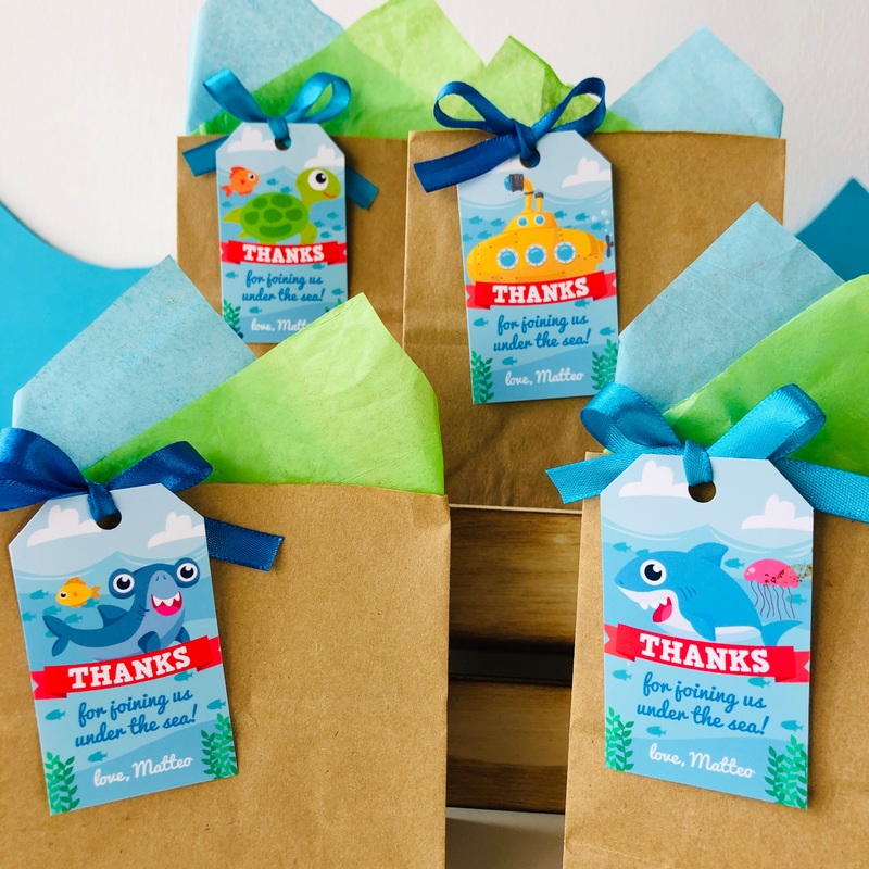 Yellow Submarine Gift Tags