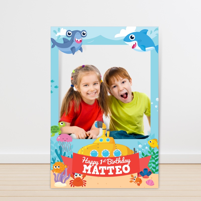 Yellow Submarine Photo Booth Frame