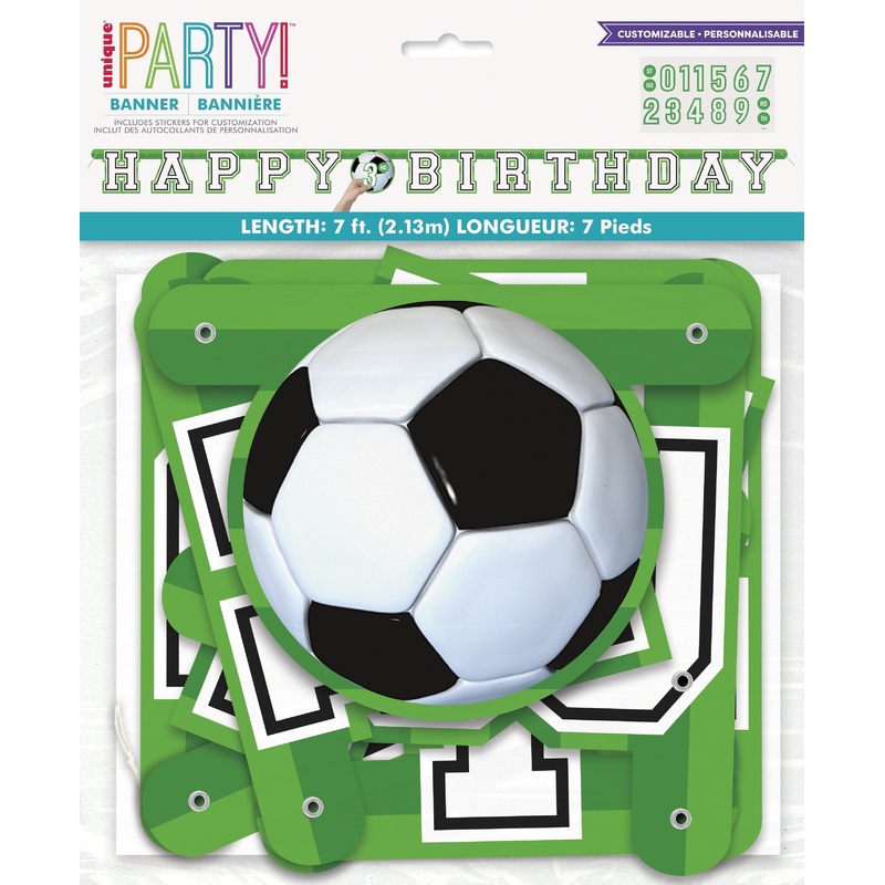3D Soccer Jointed Banner  - 7ft