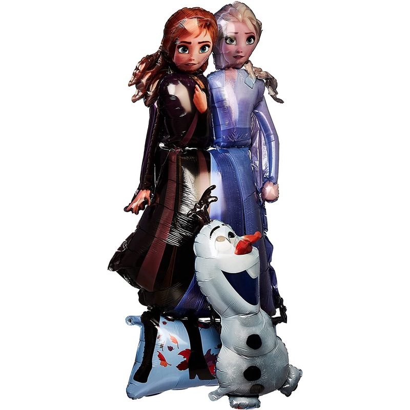 Anagram Giant 58" Frozen 2 Elsa & Anna Airwalkers Foil Balloon
