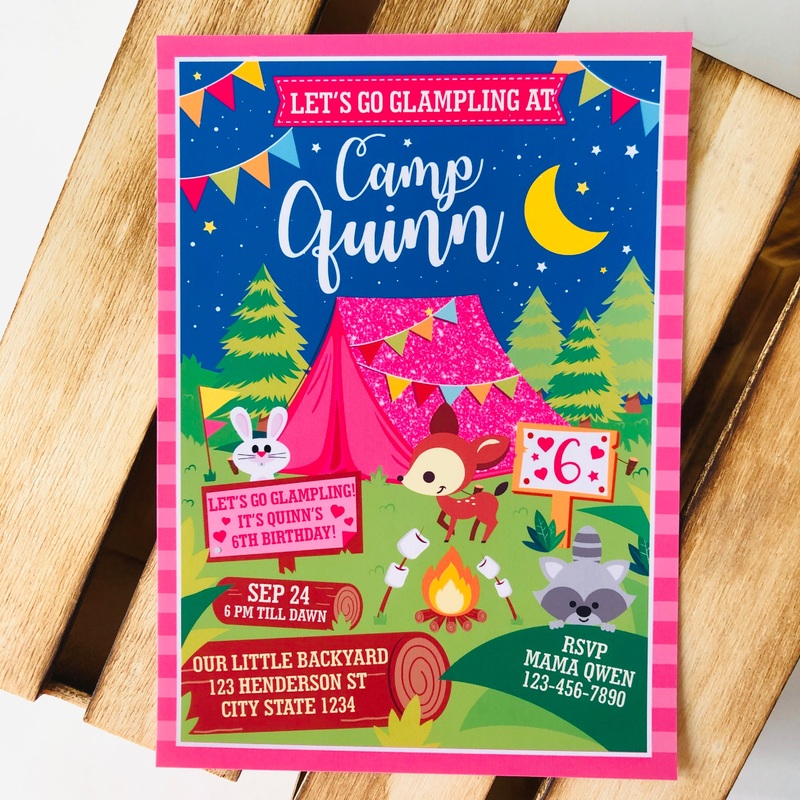Glamping Invitation