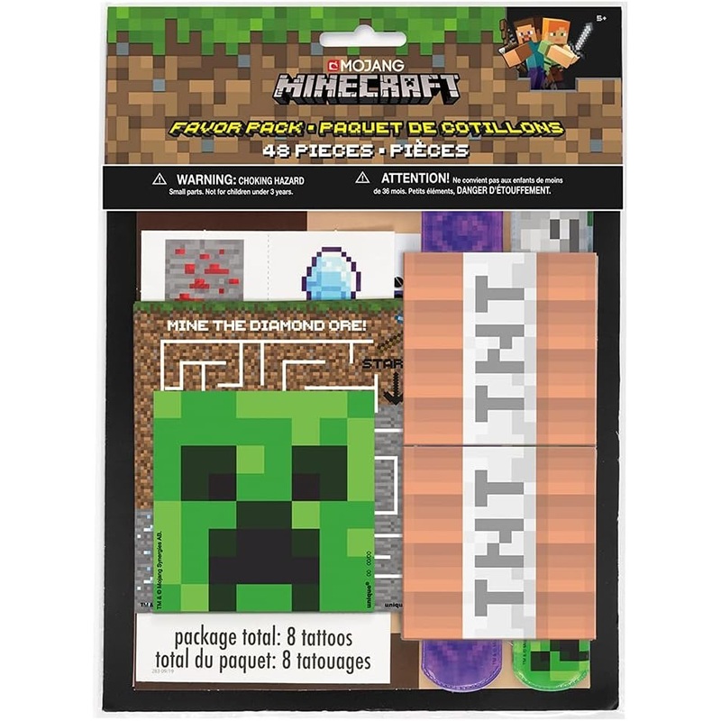 Minecraft Favor Pack - 48pc