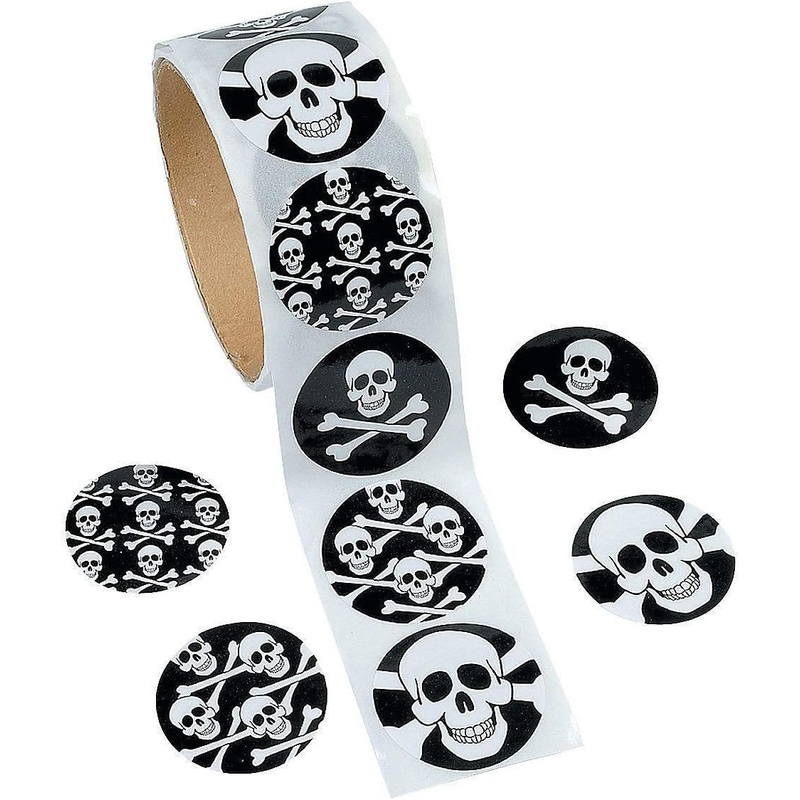 Skull Stickers - 100ct