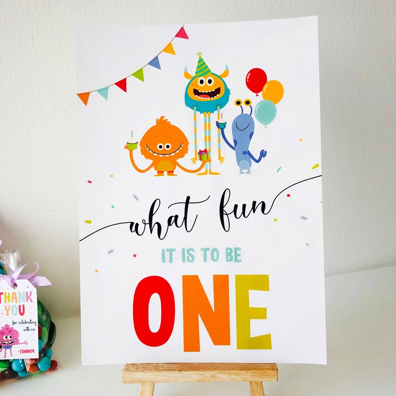 Super Simple Monsters Welcome Sign