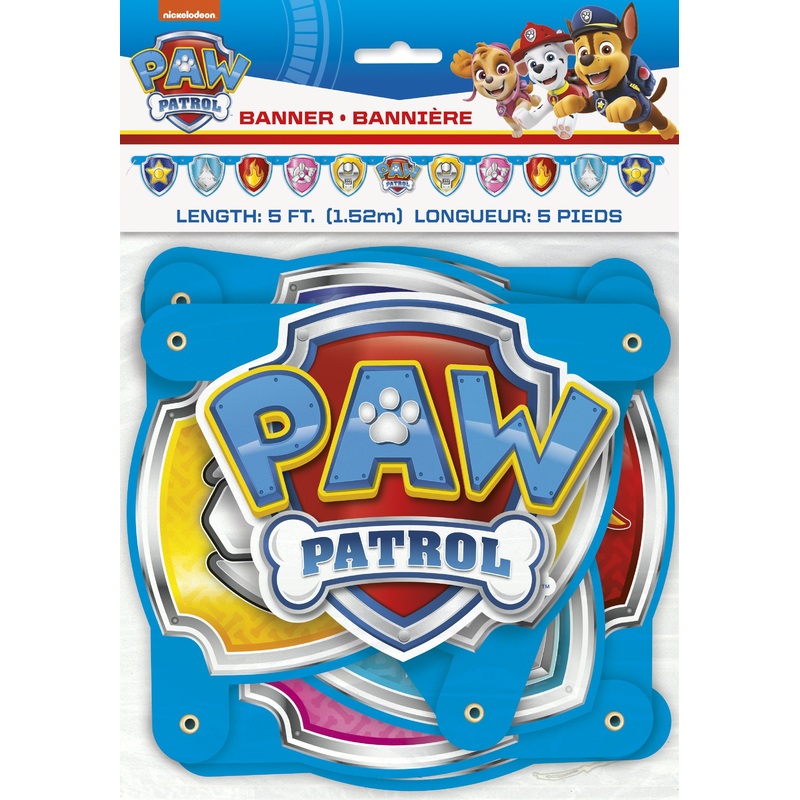 Paw Patrol Happy Birthday Jointed Banner