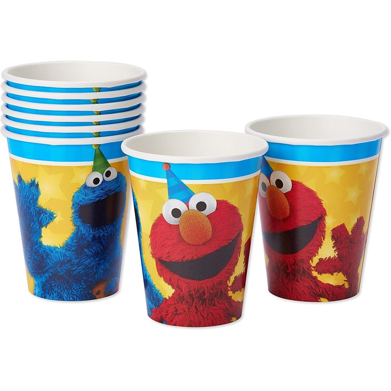 Sesame Street Paper 9oz Paper Cups - 8ct