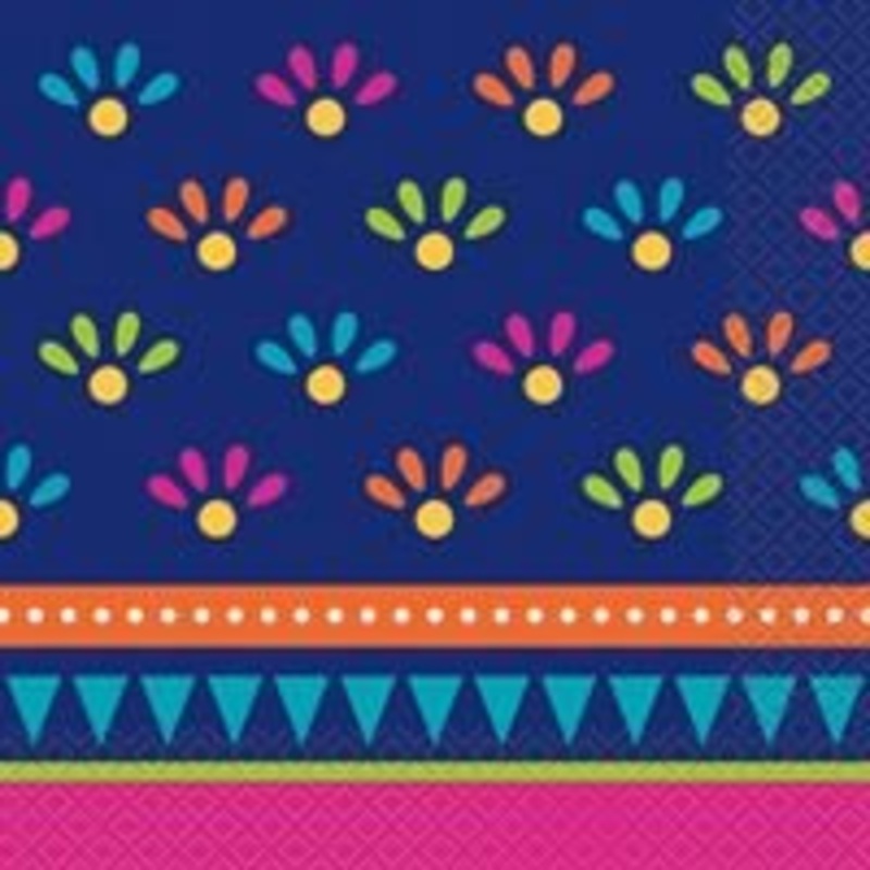 Boho Fiesta Luncheon Napkins - 20ct