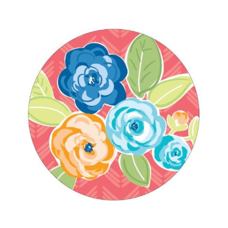 Floral Bold and Beautiful 7" Paper Plates - 50ct