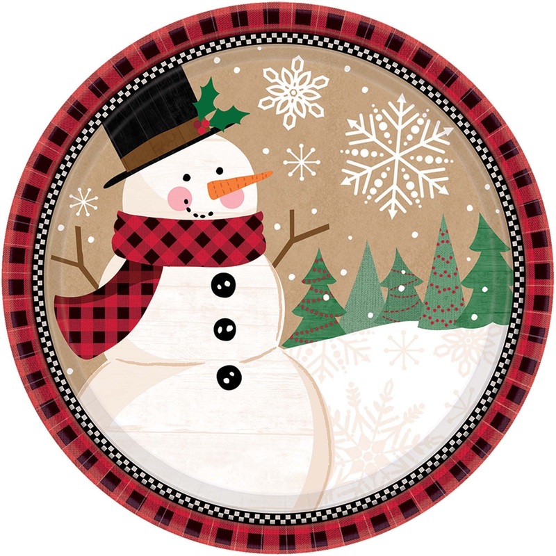 Winter Wonder 7" Paper Plates - 8ct