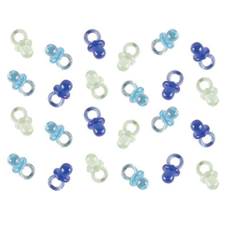 Baby Blue Pacifiers Confetti Pack of 24