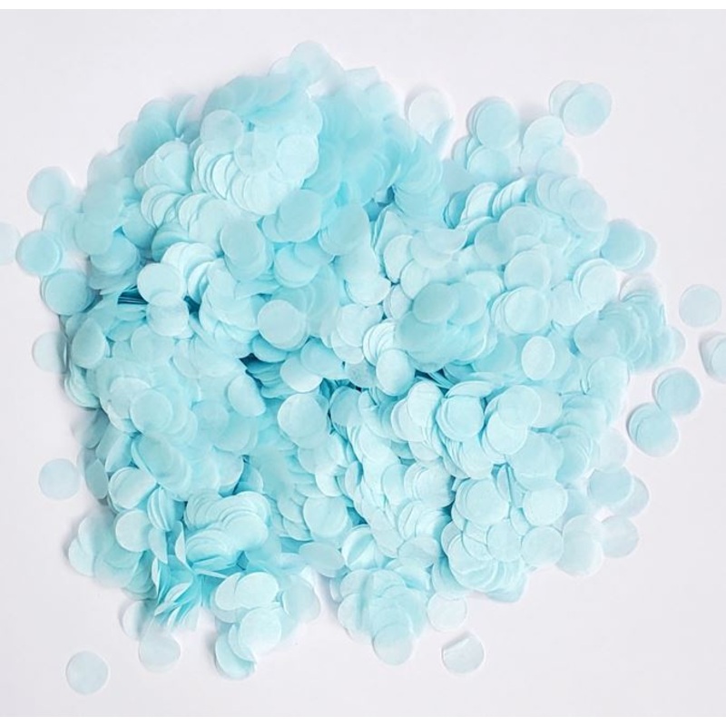 Baby Blue Round Paper Confetti