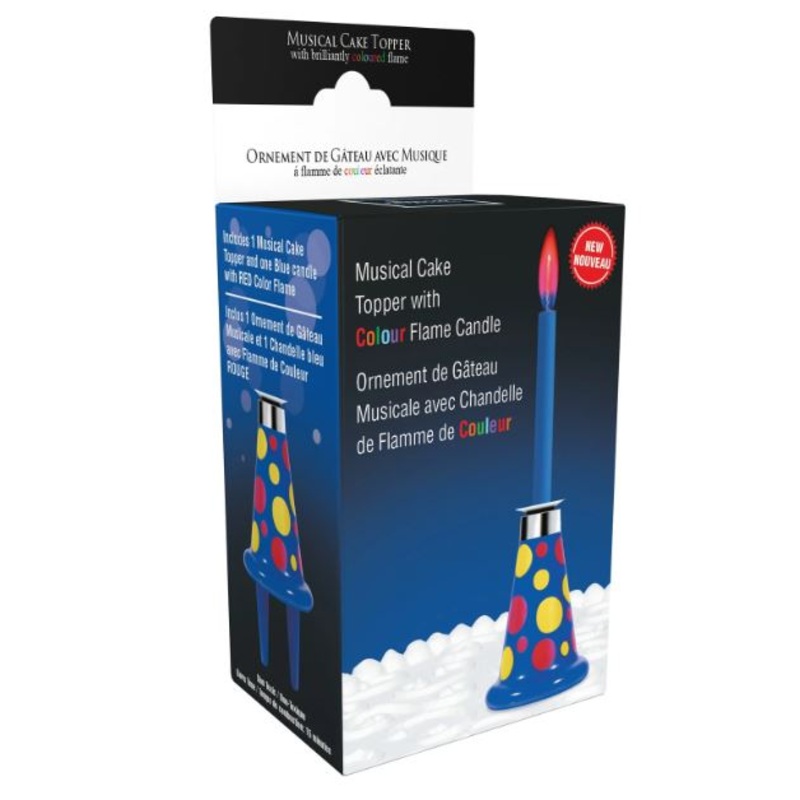 Blue Musical Candle  Kit