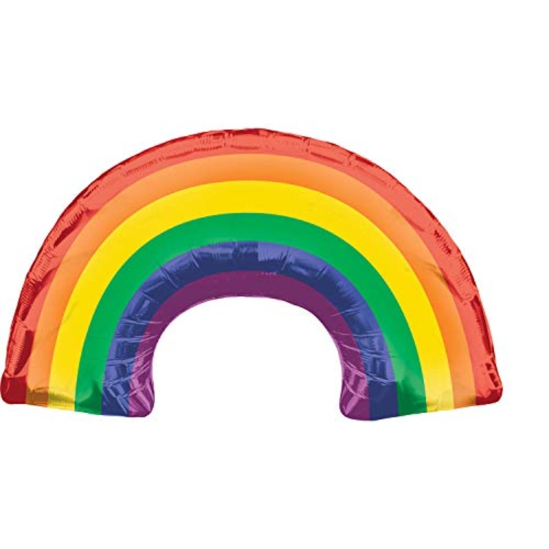 Bright Rainbow Foil Balloon 34Inches