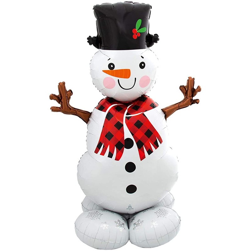 Christmas Snowman Airloonz Balloon 55Inches