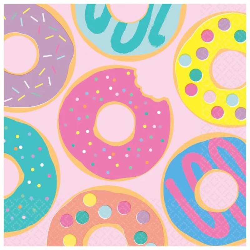 Donut Party Dinner Napkins Pack of 16