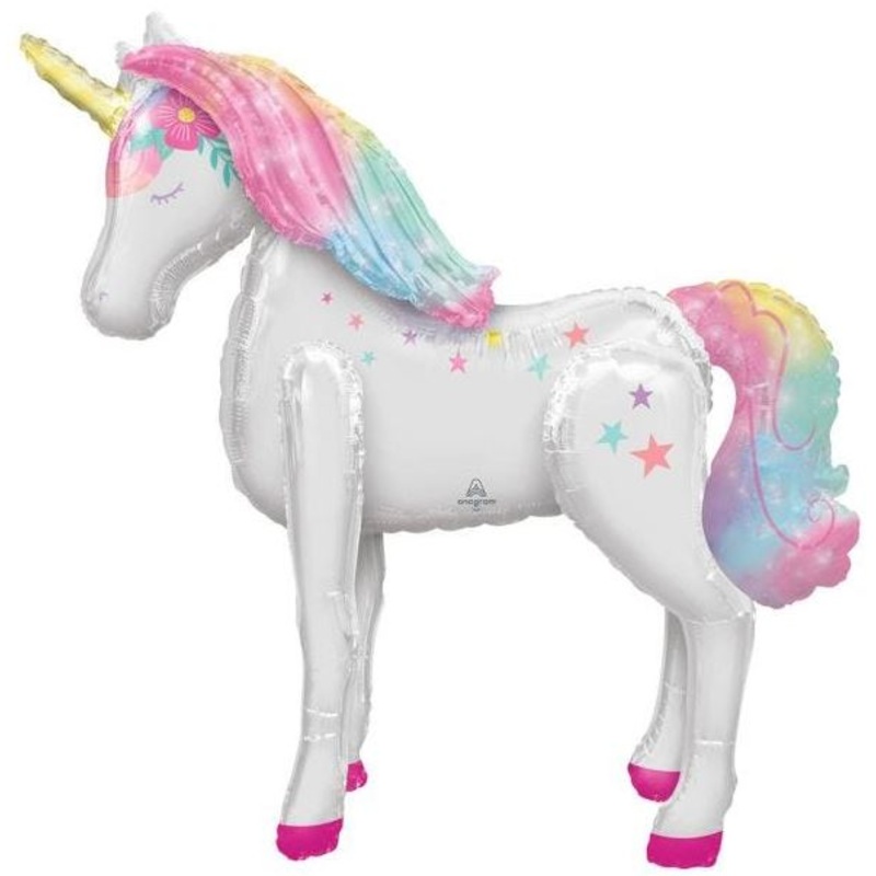 Enchanted Unicorn Airwalker Foil Balloon 46Inches