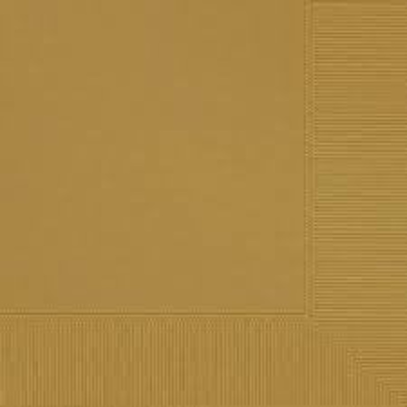 Gold Dinner Napkins Pack of 20