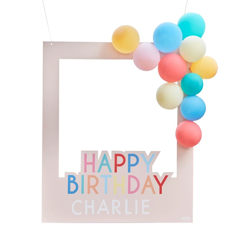 Photo Booth Frame With Balloons